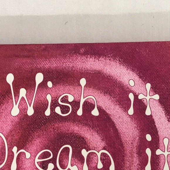 Wish It Dream It Do It Sign Wall Art Decoration - Picture 2 of 9